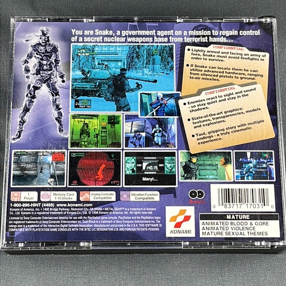 PlayStation 1 | Metal Gear Solid Tactical Espionage Action - Picture 2 of 7